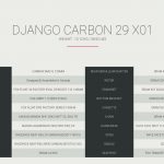 Django Carbon 29 X01