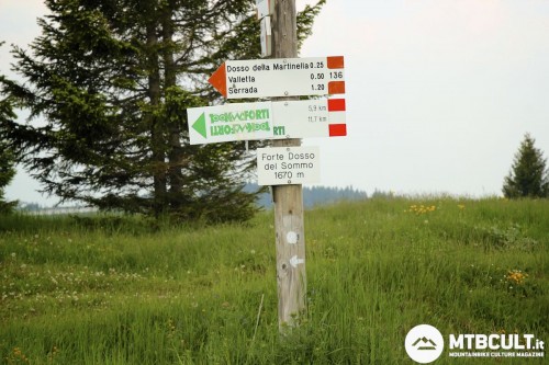 Il percorso della 100 Km dei Forti è ben segnalato e percorribile per tutta la stagione estiva
