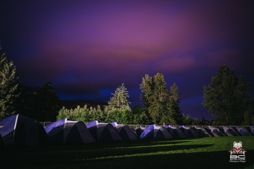 Squamish Base Camp, Under Sureal Skies.
