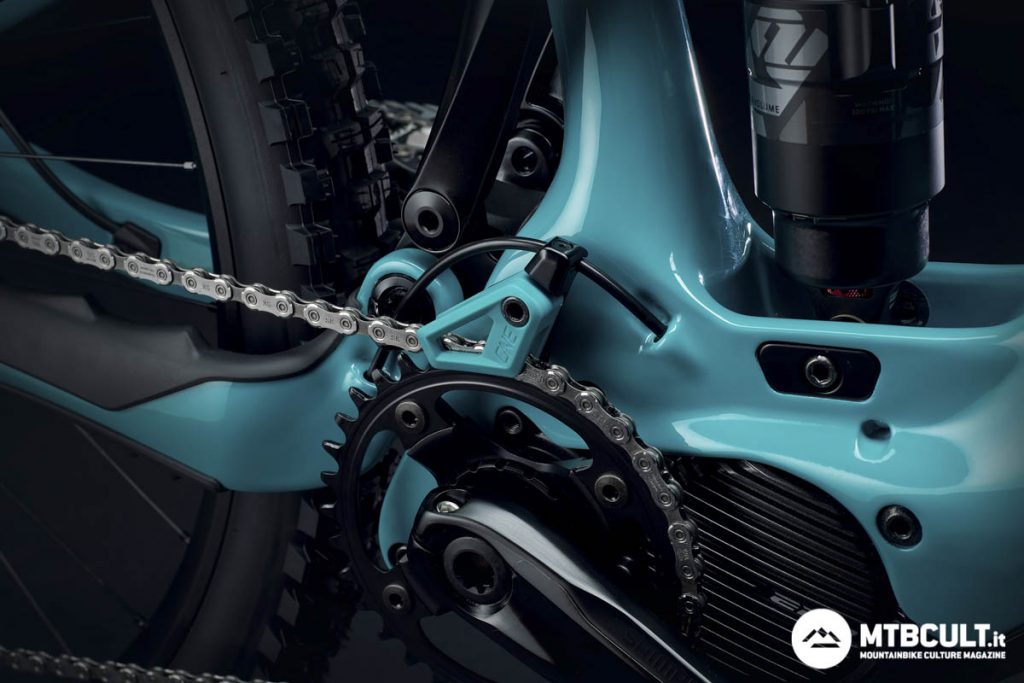 2022 Yeticycles 160E Detail Cable Drive