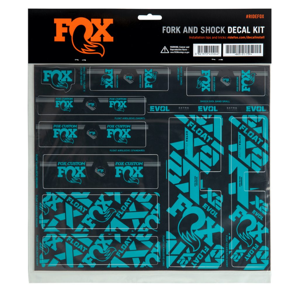 Fox My22 Am Decal Pack Turquoise V1