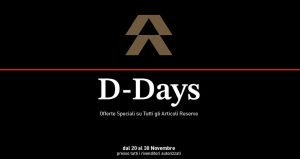 Reserve D-Days: Offerte Speciali Sulle Ruote Dei Pro'