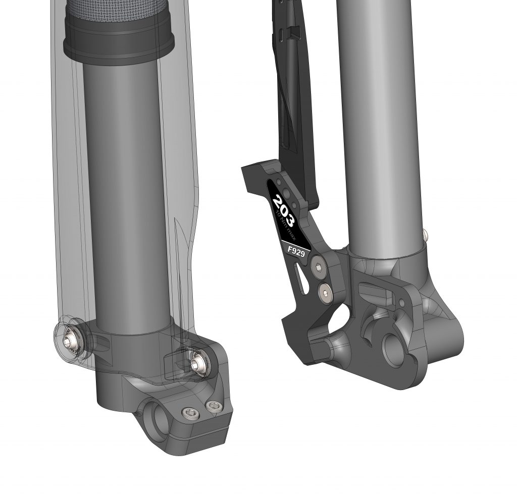 NEXT 3RC Feet view MX shaft shields version 1